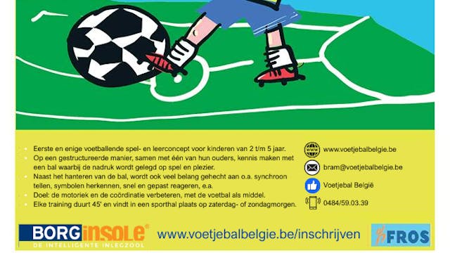 Flyer Voetjebal