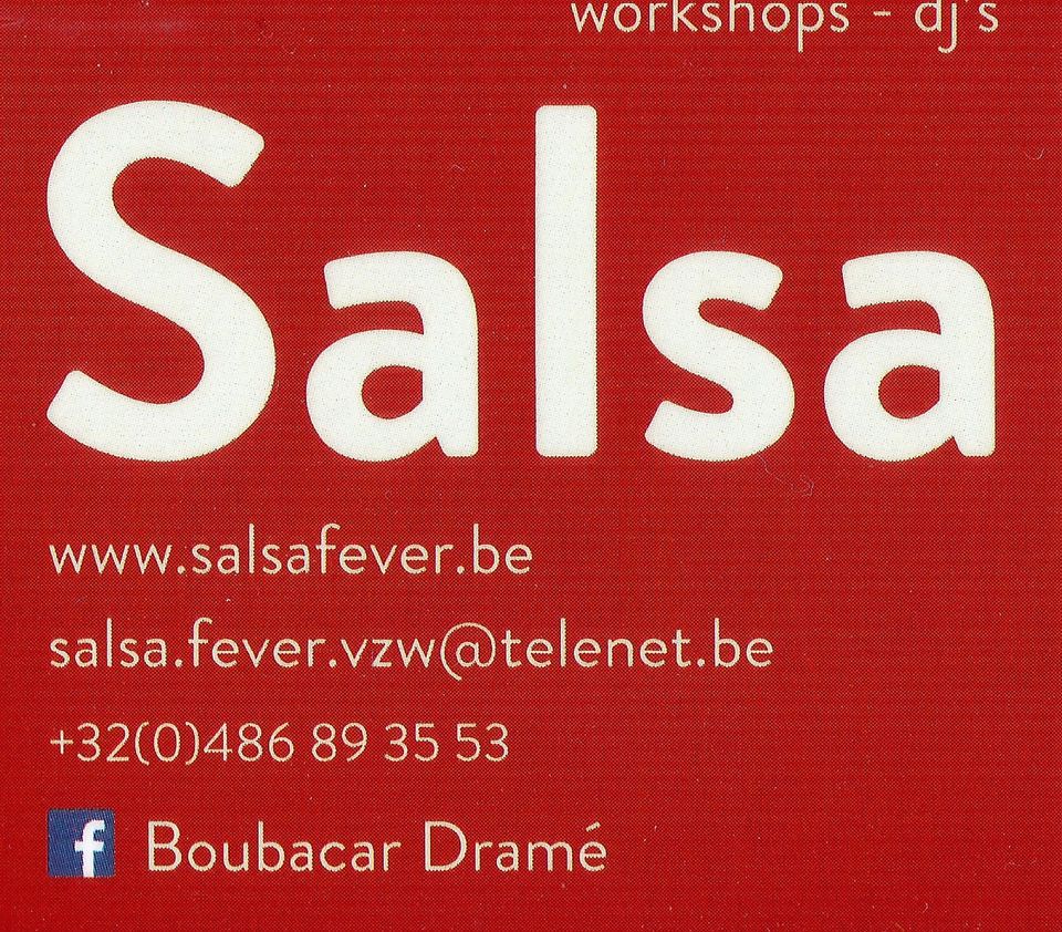 Salsa dans lessen in Kortrijk.