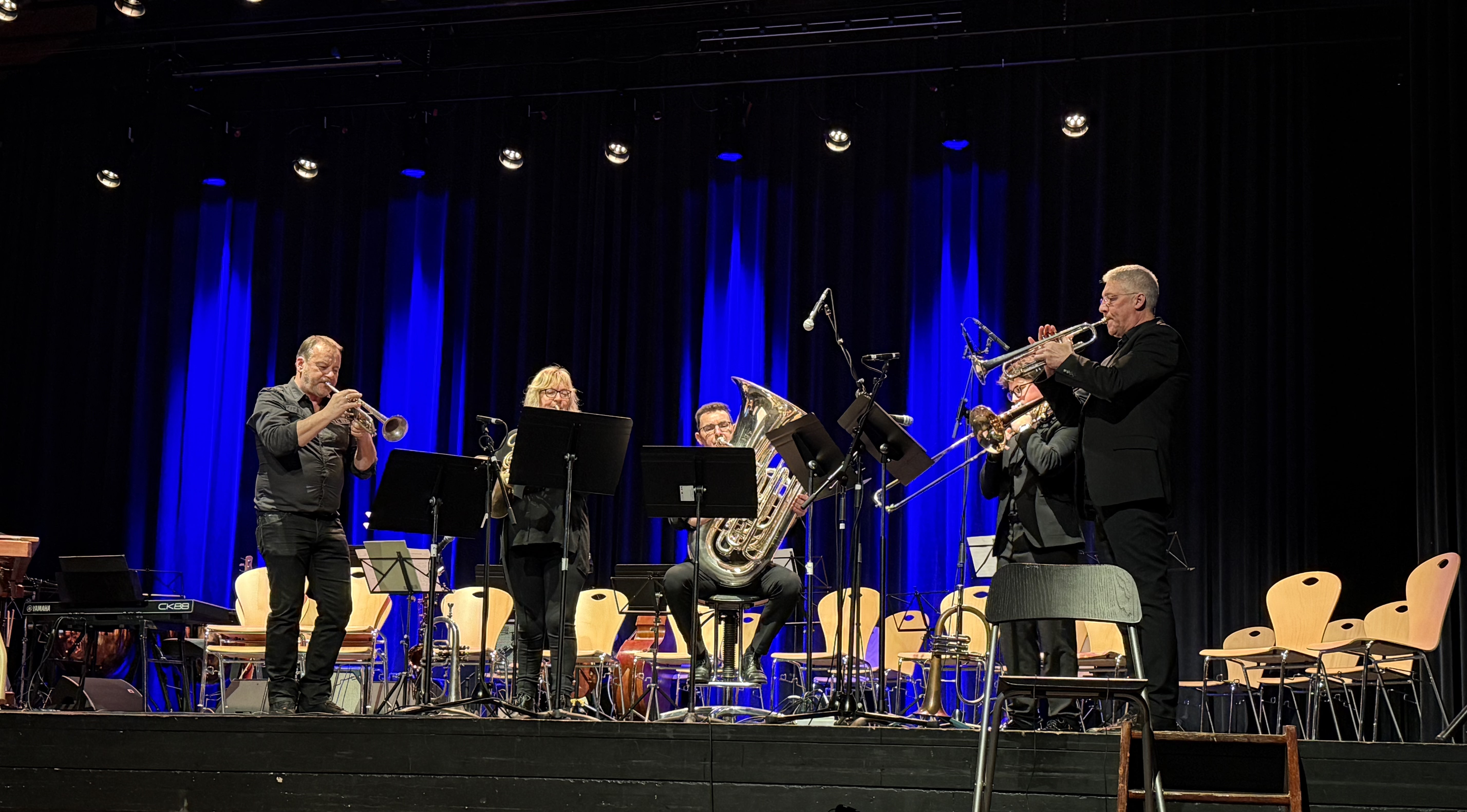 Leerkrachten koperblazers