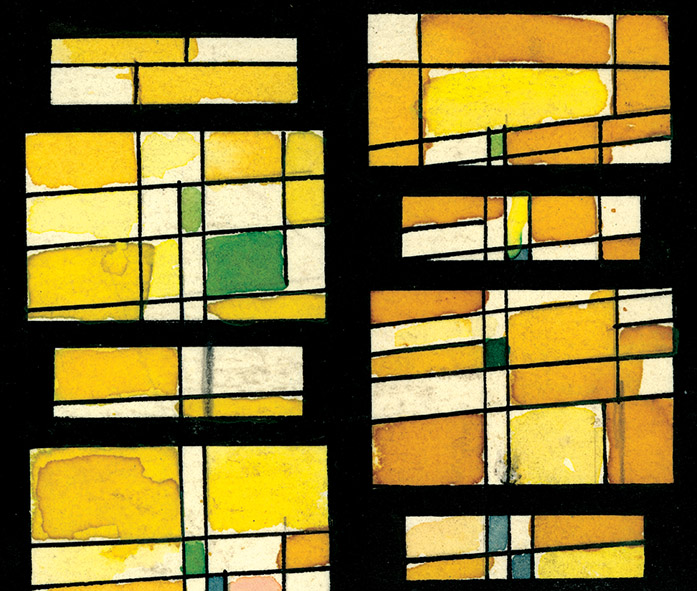 Glasraamontwerp door Bert Vonk