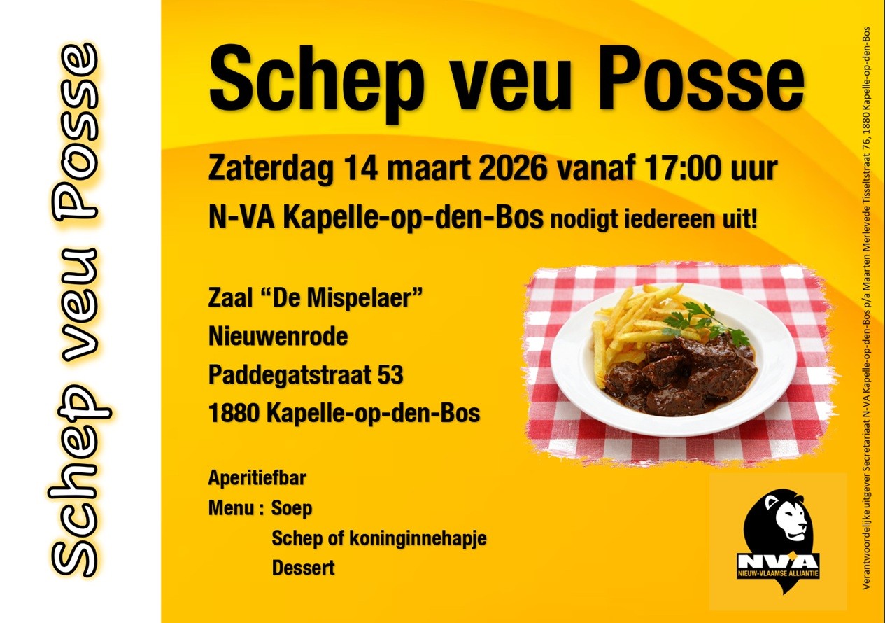 flyer "Schep veu Posse"