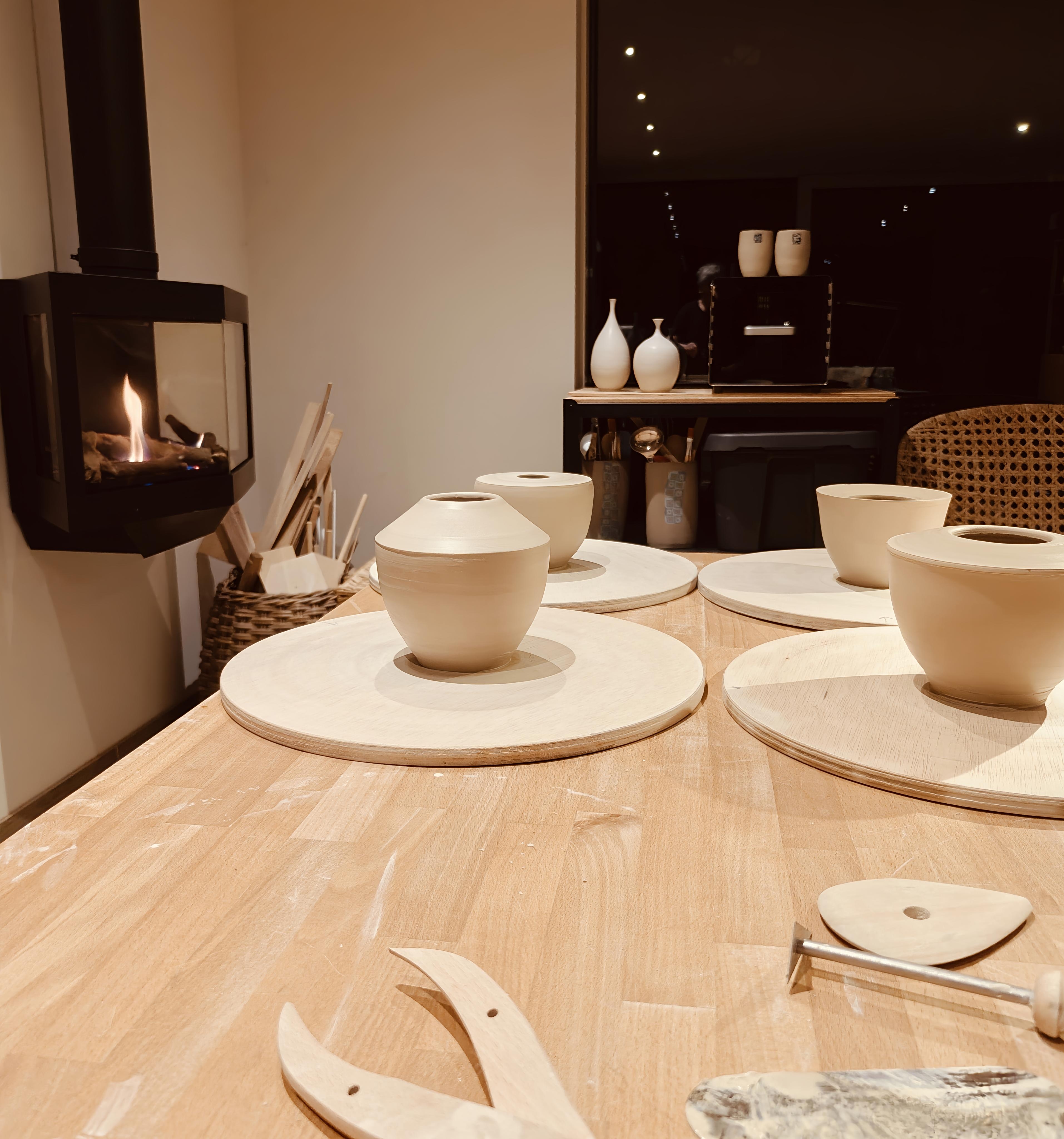 Atelier in Beeld Vuchel's Pottery