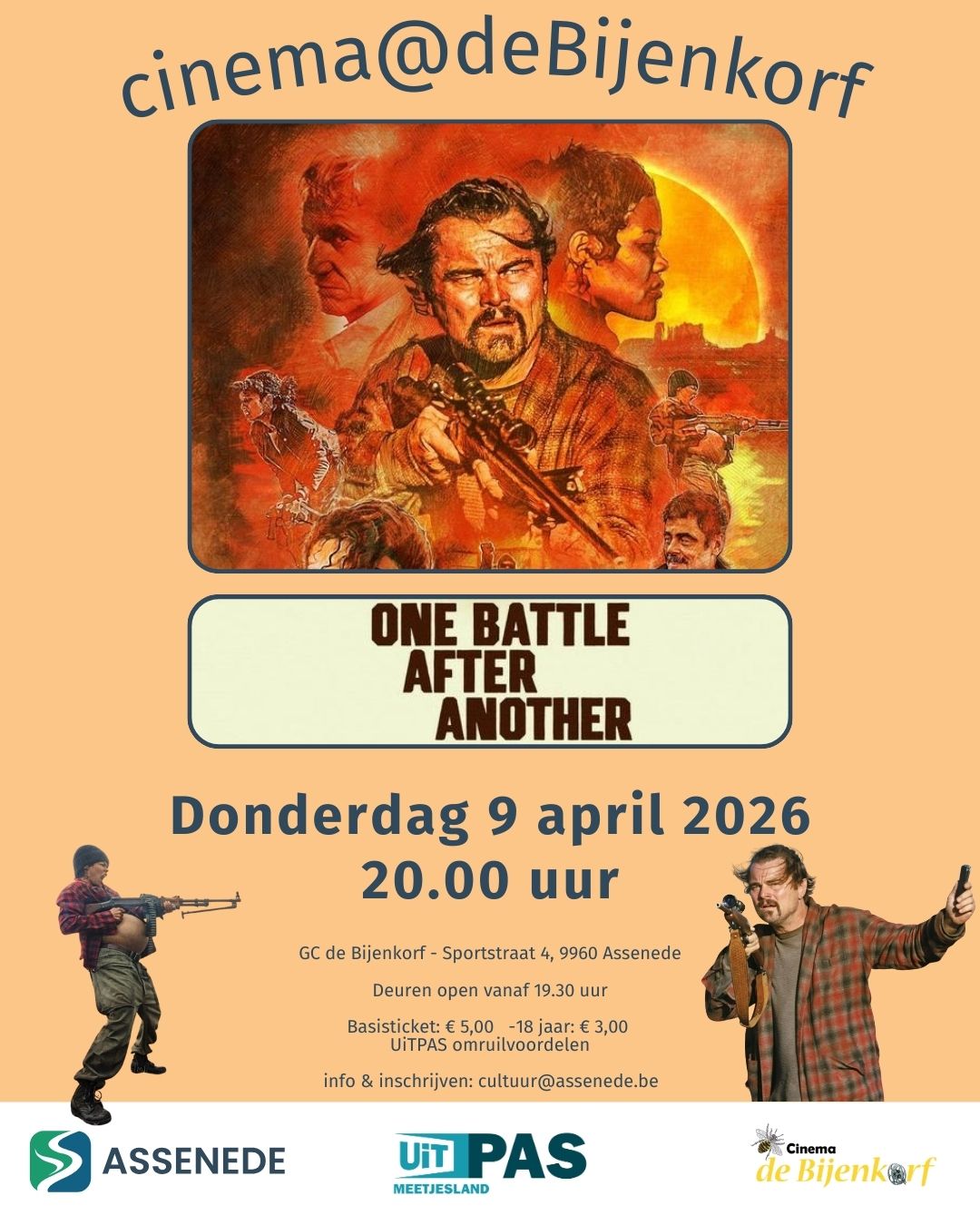 Affiche Cinema de Bijenkorf - One Battle After Another