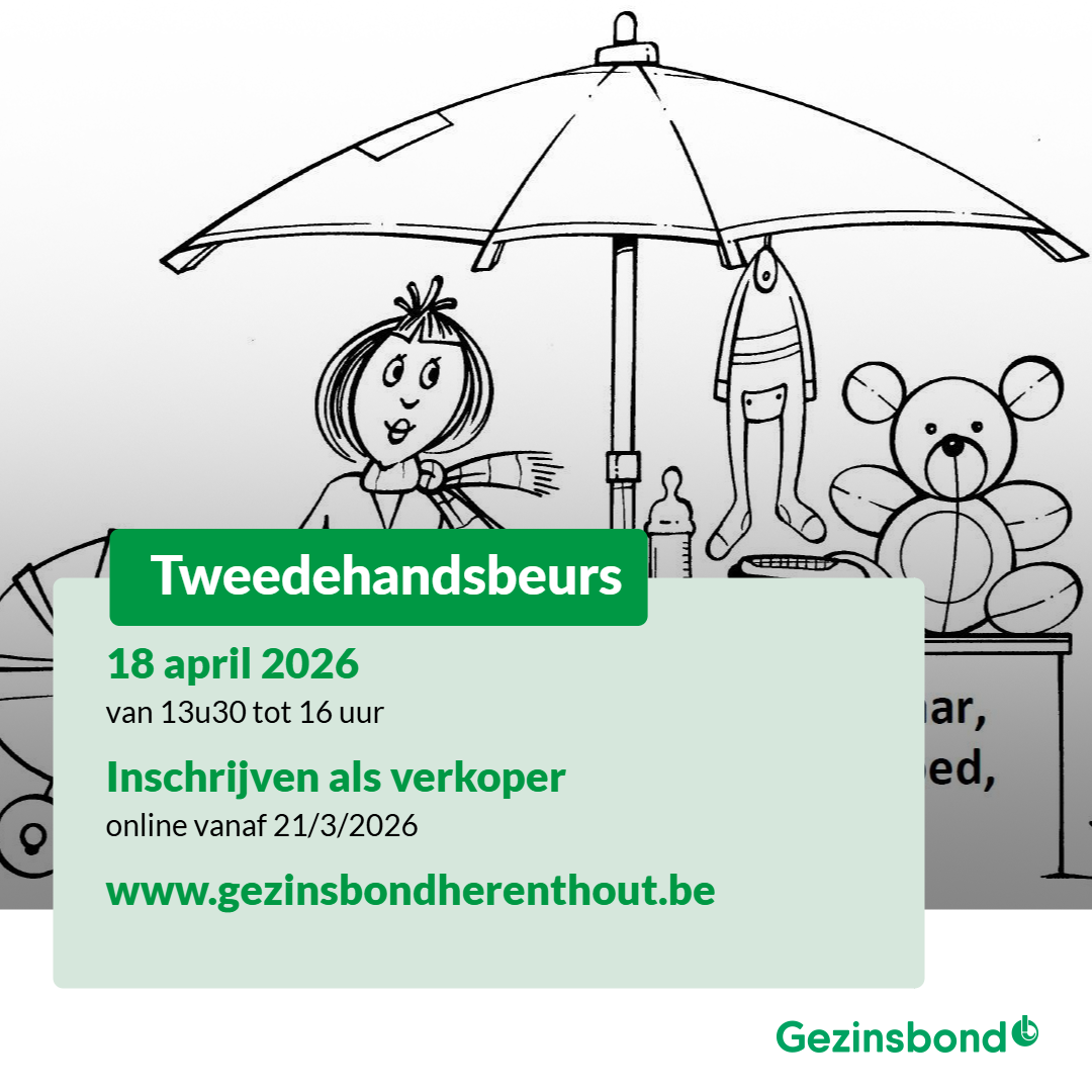 Inschrijving tweedehandsbeurs