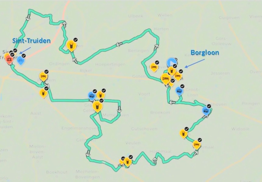 route 'pittig Haspengouw'
