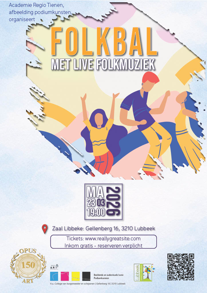 Affiche met dansende mensen