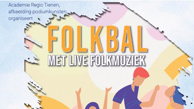 Affiche met dansende mensen