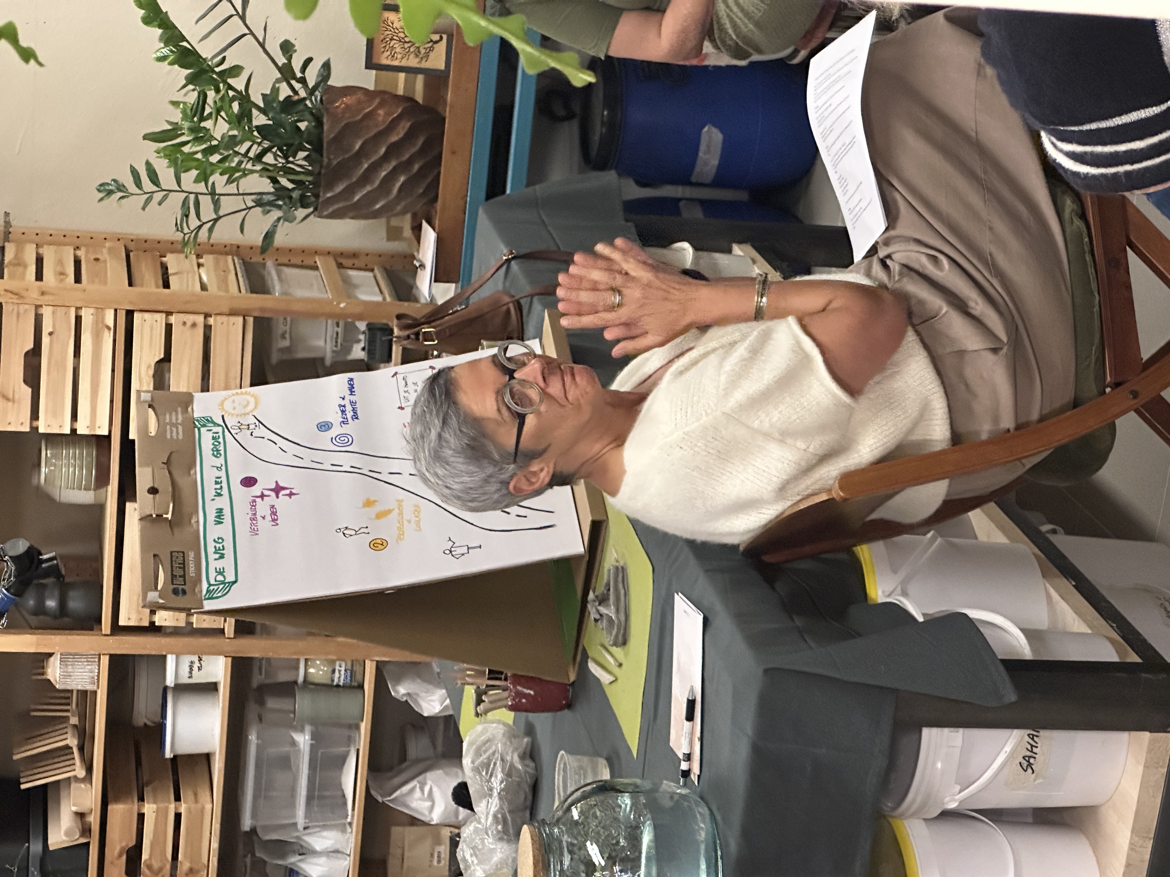 Karin, de begeleidster