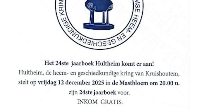 Hultheim 2025 jaarboek uitnodiging