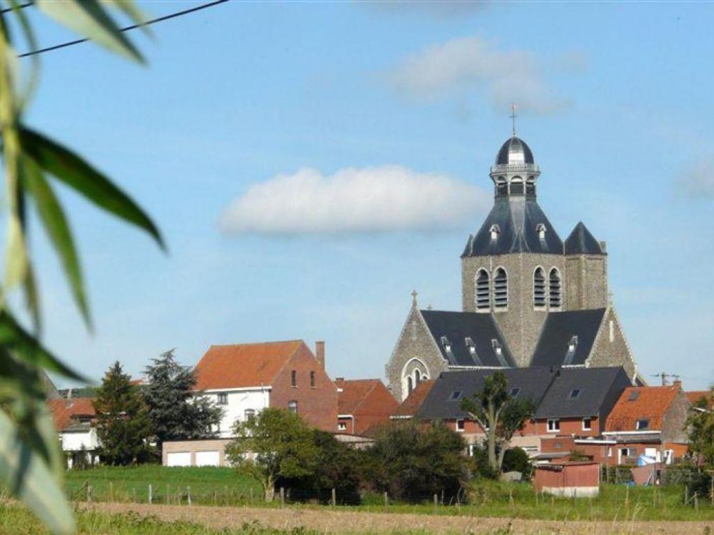 Dorpsarchitectuur in Mesen