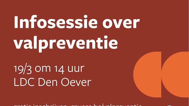 flyer Zorgcafé: valpreventie
