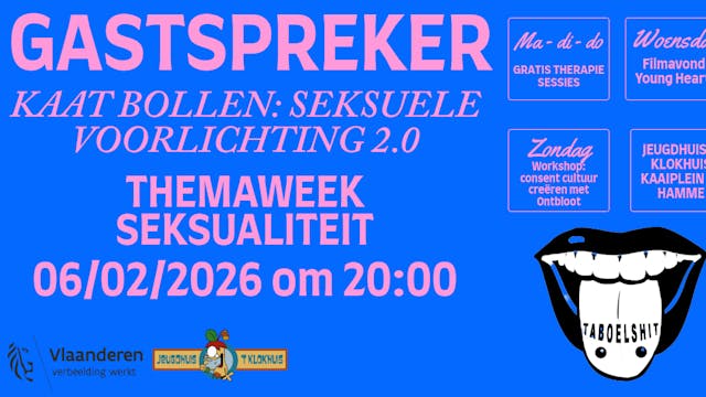 Gastspreker: Kaat Bollen - Seksuele Voorlichting 2.0