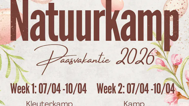 Natuurkamp Pasen 2026