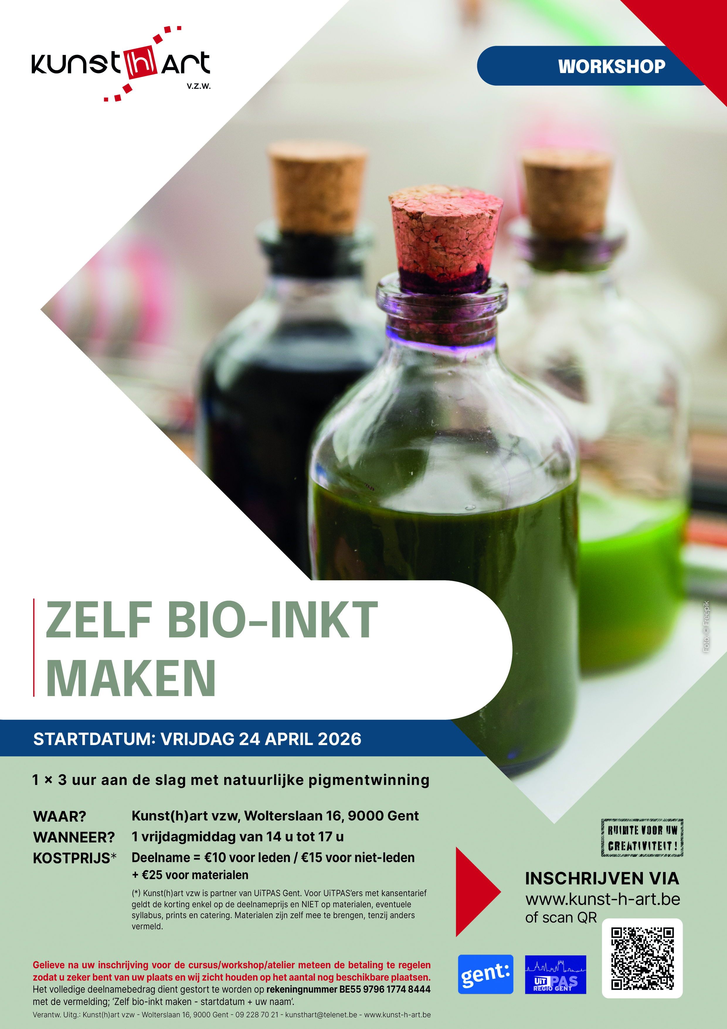 Affiche Bio Inkt Maken
