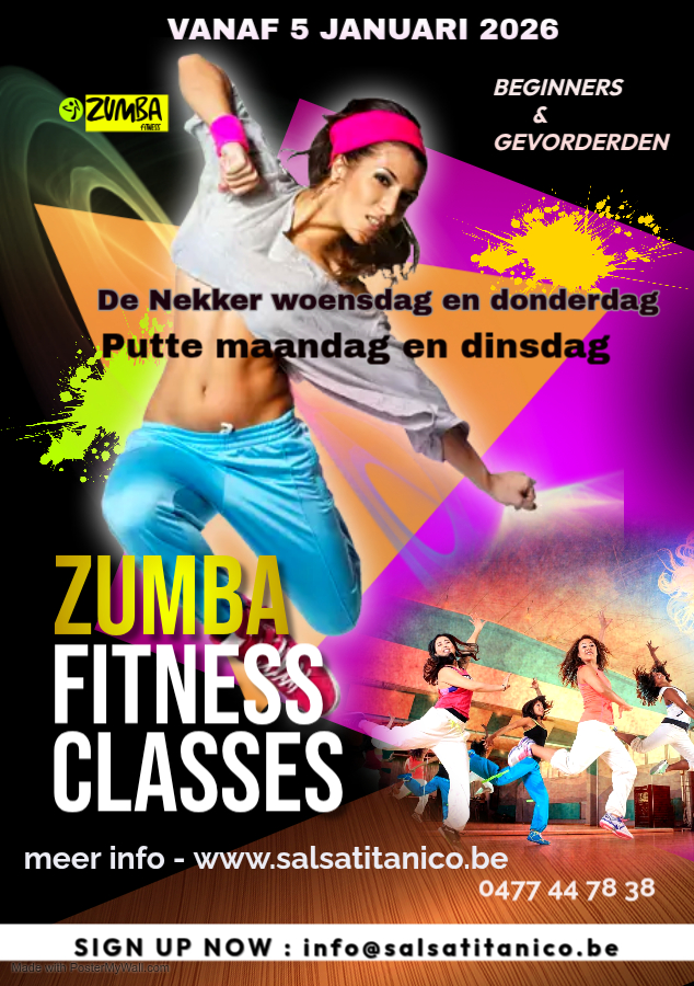 Zumba in Putte en Mechelen