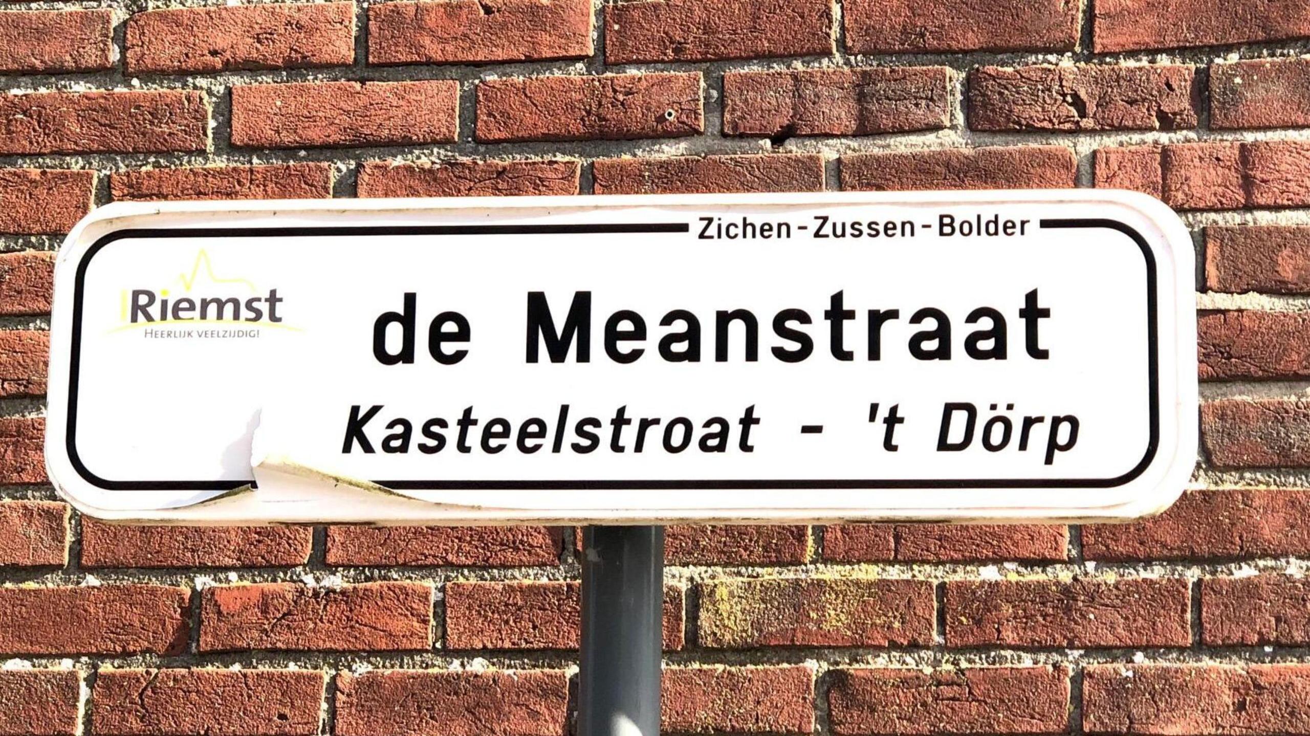 straatnamen in het dialect vertaald