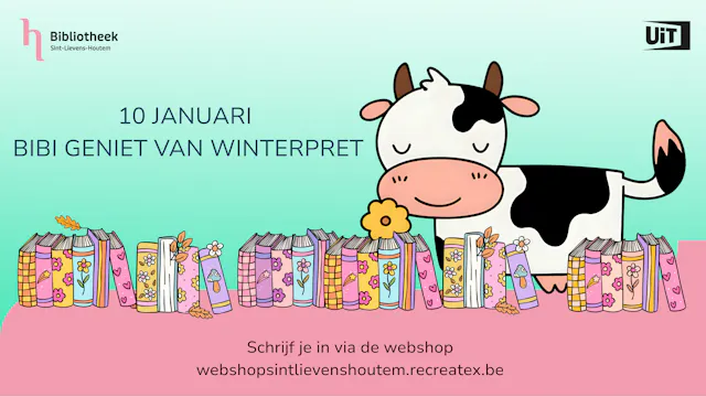Bibi geniet van winterpret