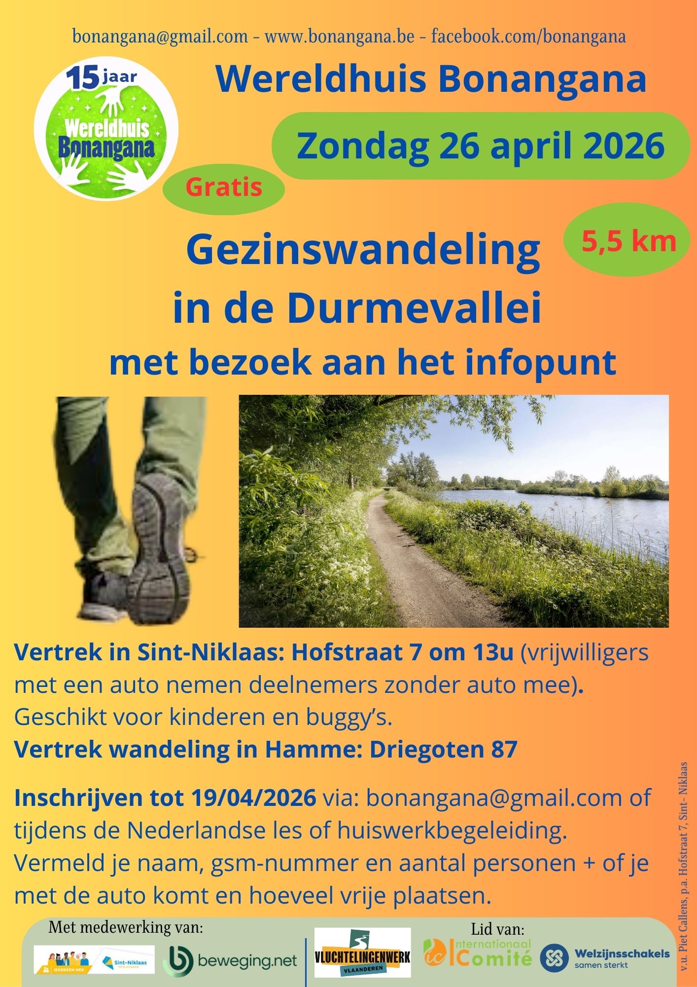 Gezinswandeling in de Durmevallei