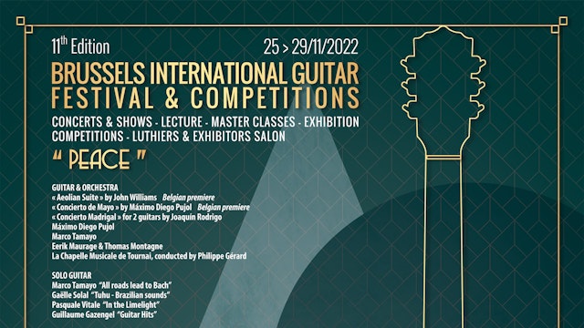 Master class : Alejandro Ceballos - Brussels International Guitar Festival & Competitions