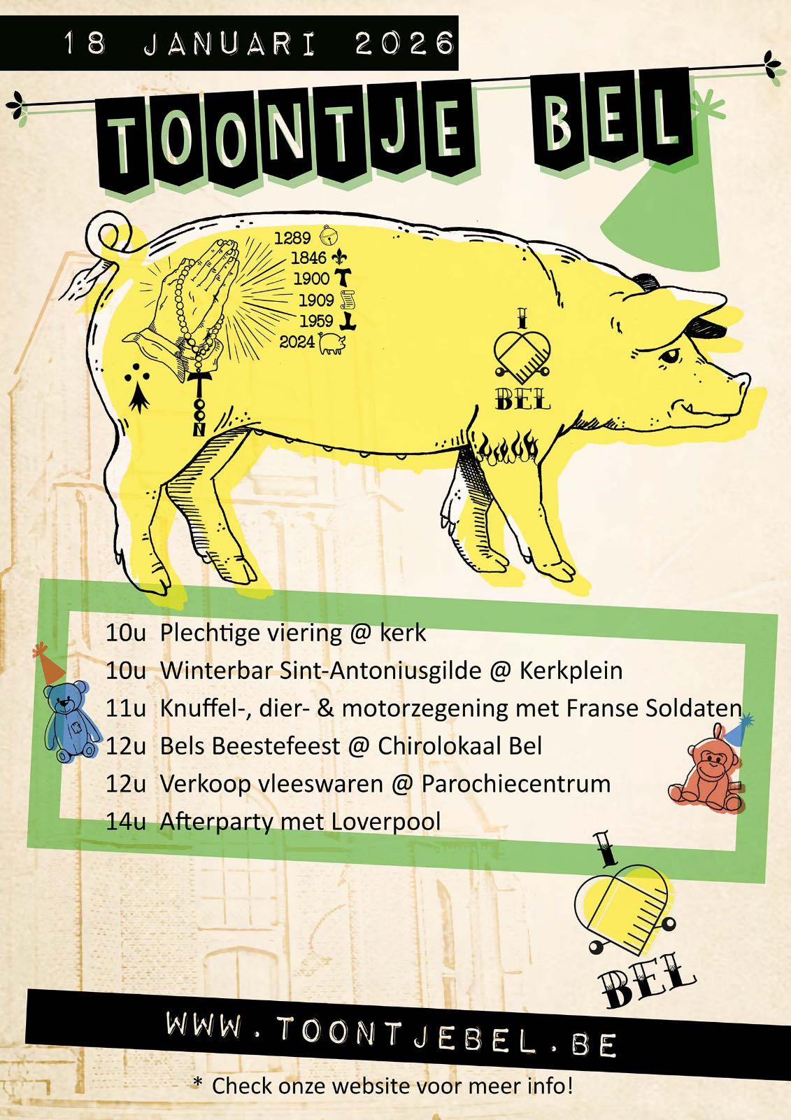 Flyer Toontje Bel  2026