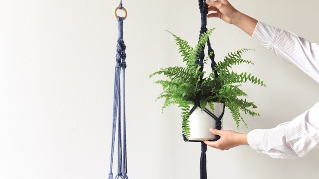 Workshop Plantenhanger in macramé