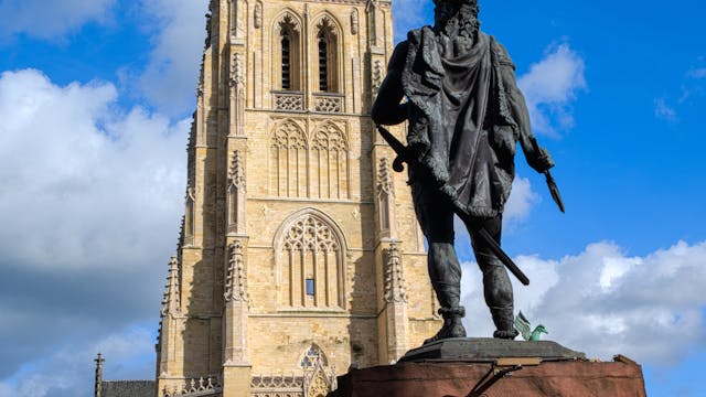 Ambiorix en Onze-Lieve-Vrouwebasiliek