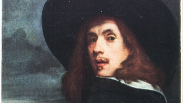 Afbeelding Zelfportret met schedel - Michiel Sweerts