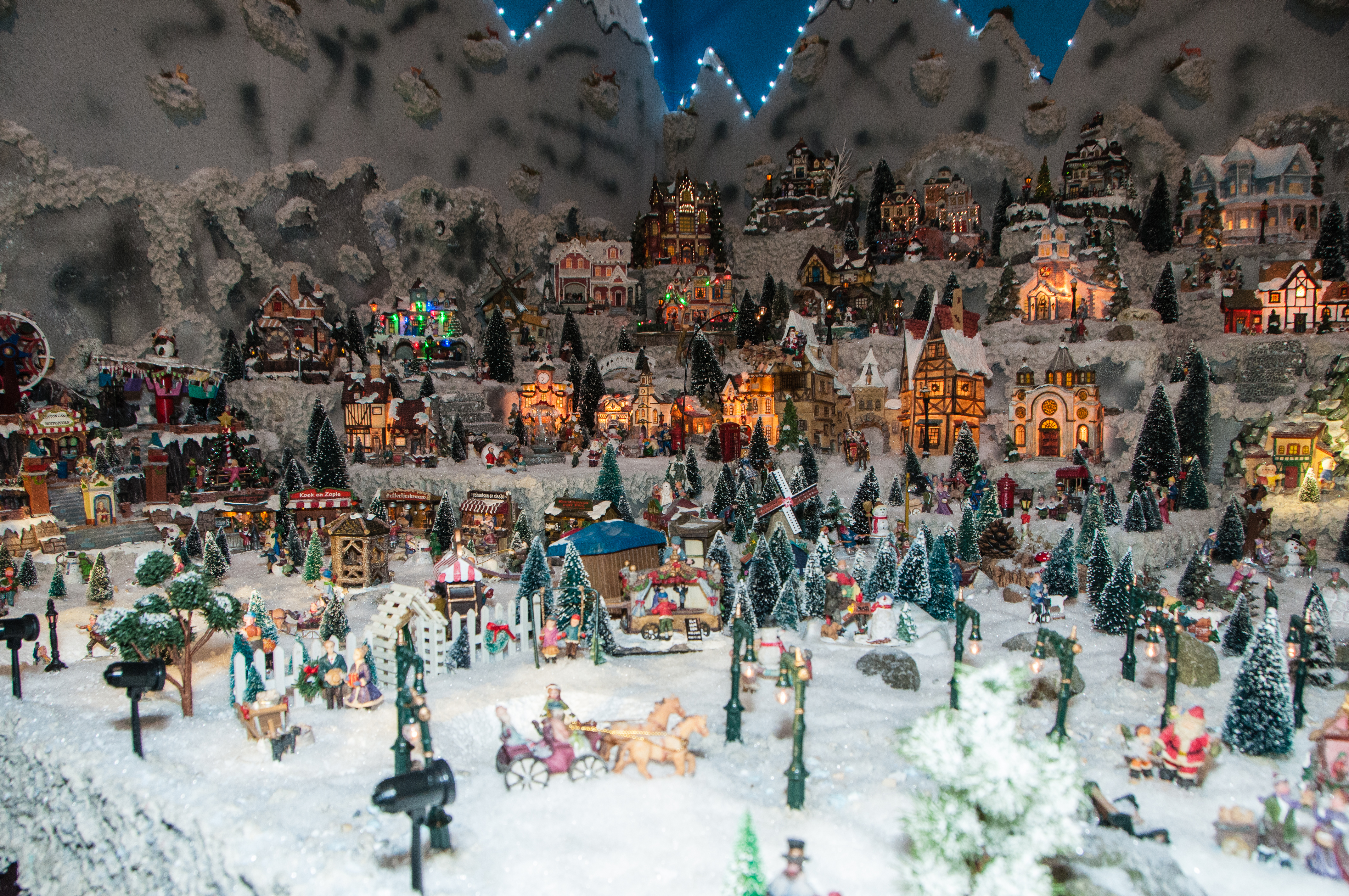 Stukje van het kerstdorp