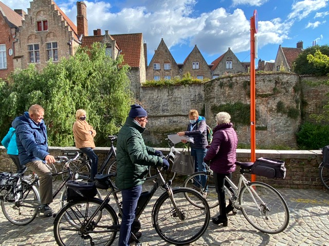 met de fiets door brugge