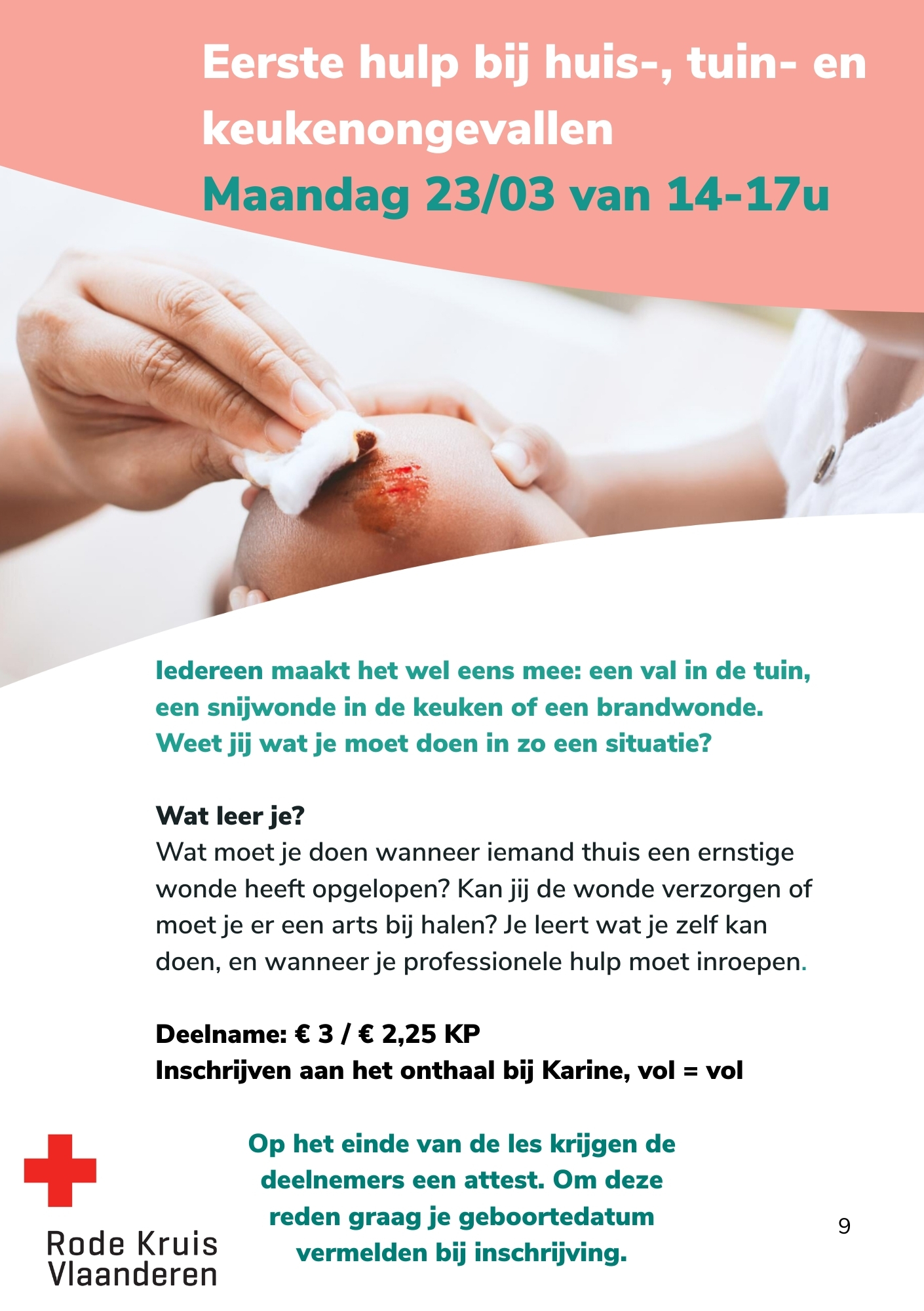 Eerste hulp bij huis-, tuin- en keukenongevallen