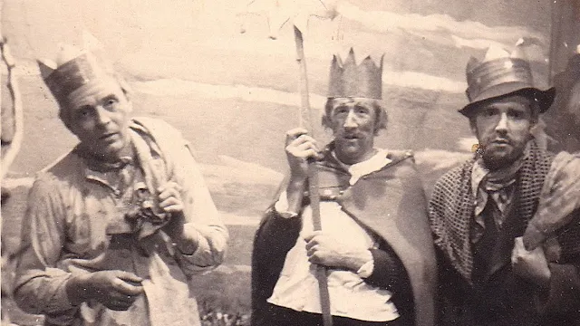 Toneel Sint-Cecilia (Zaffelare) in de jaren '50.