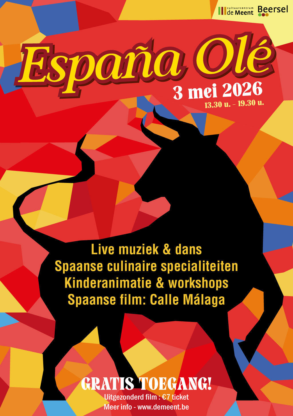 Affiche Spaans feest
