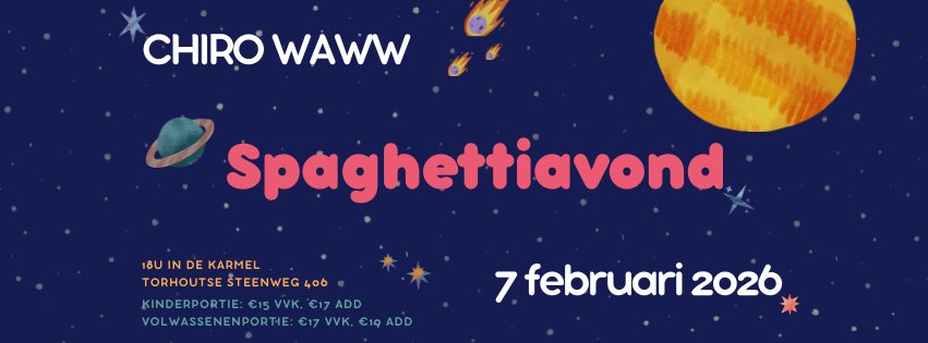 Spaghettiavond Chiro WAWW
