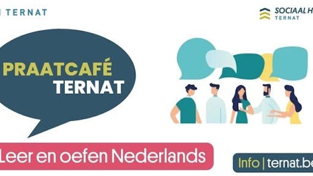 praatcafe ternat. Leer en oefen Nederlands. INFO: ternat.be