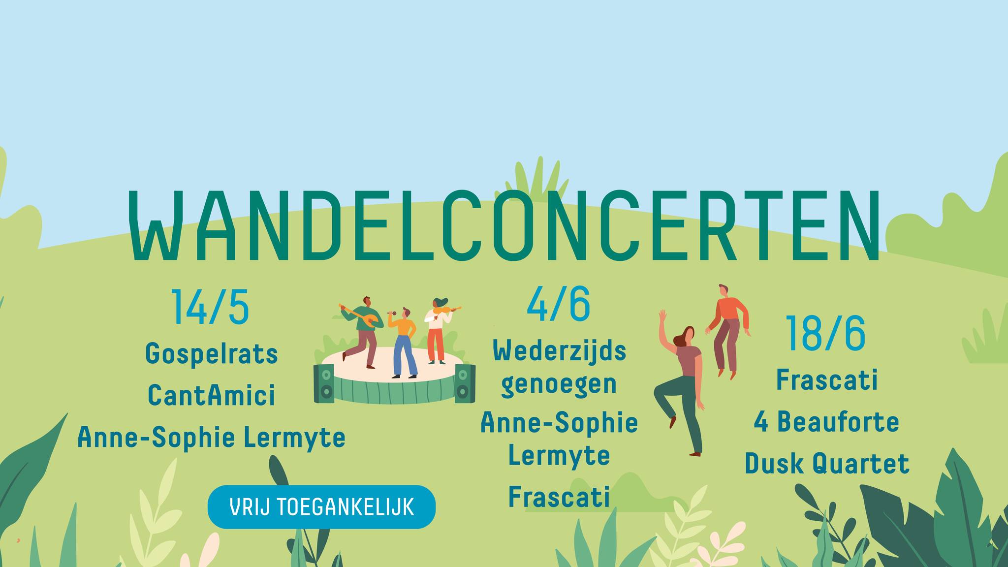 Wandelconcerten in provinciedomein Kessel-Lo