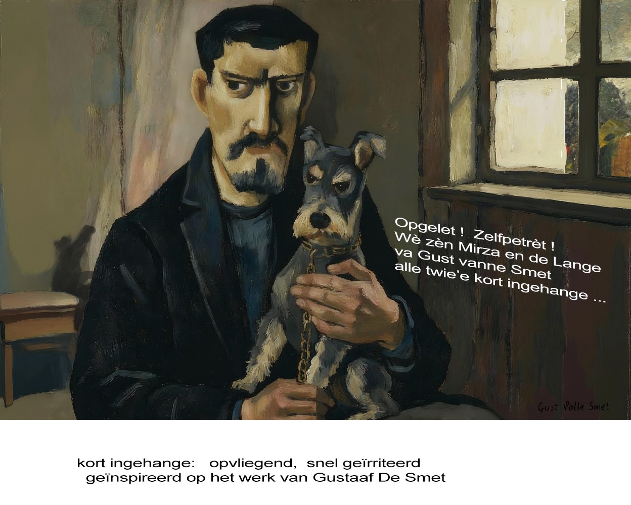 tekening Van oude streektaal....