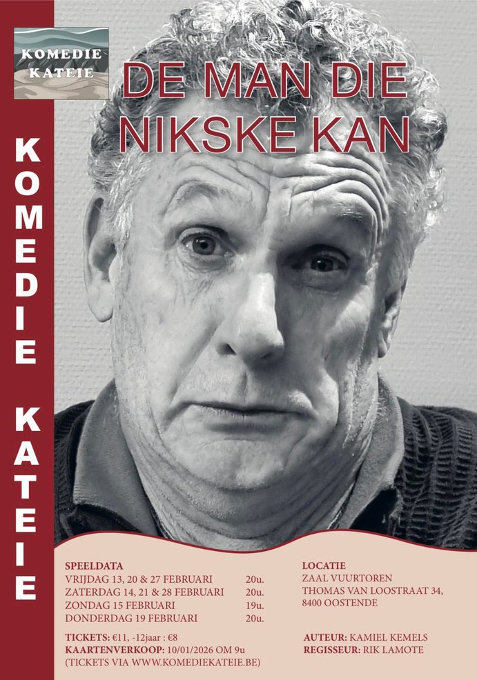 Volkstheater met Komedie Kateie, een avondje ongecompliceerd lachen.