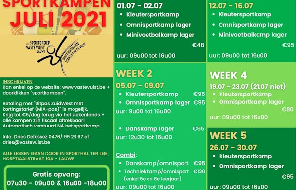 Sportkampen juli