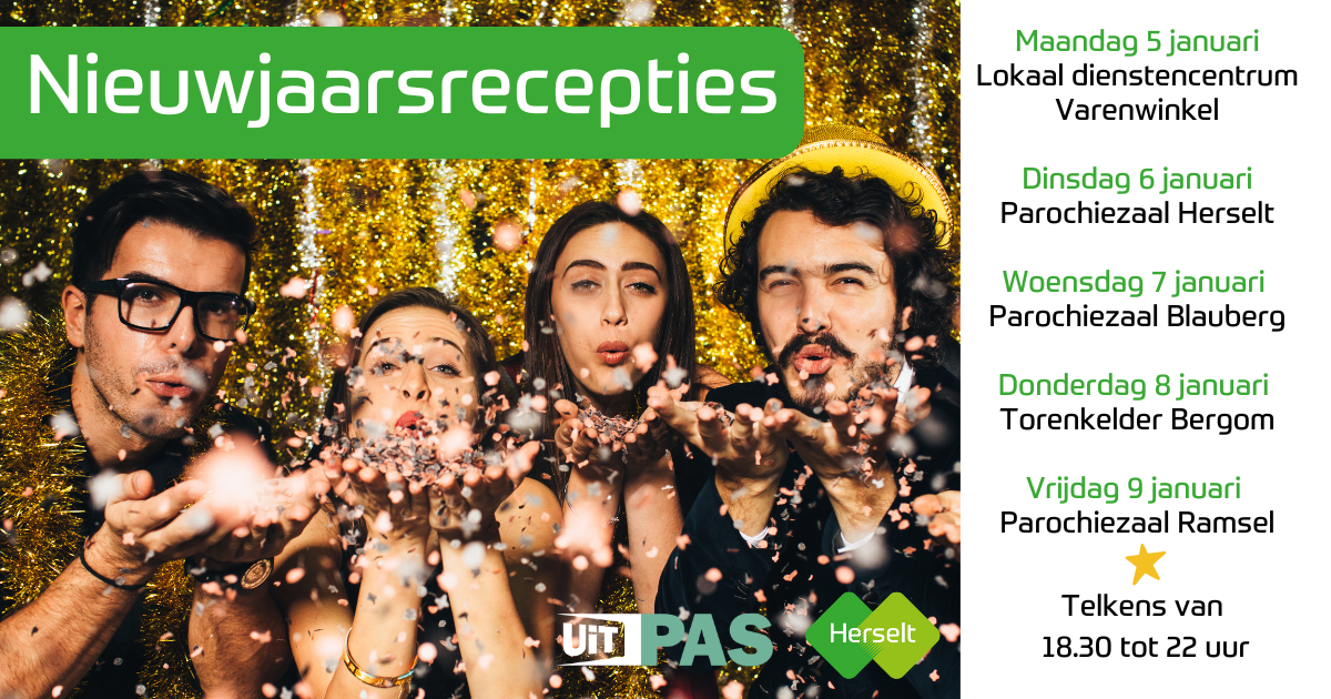 Nieuwjaarsrecepties voor inwoners van Herselt