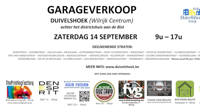 Garageverkoop Wijk Duivelshoek