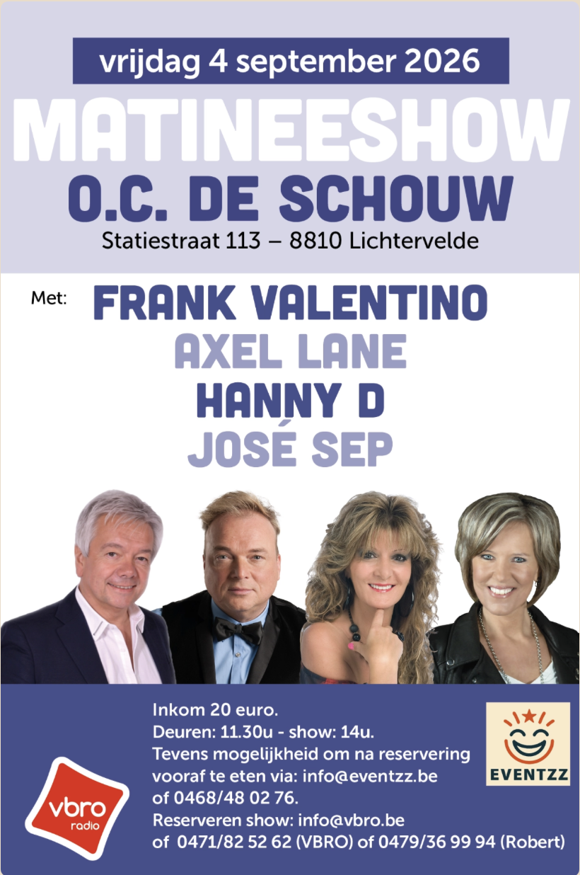 Matinee met muziek en maaltijd