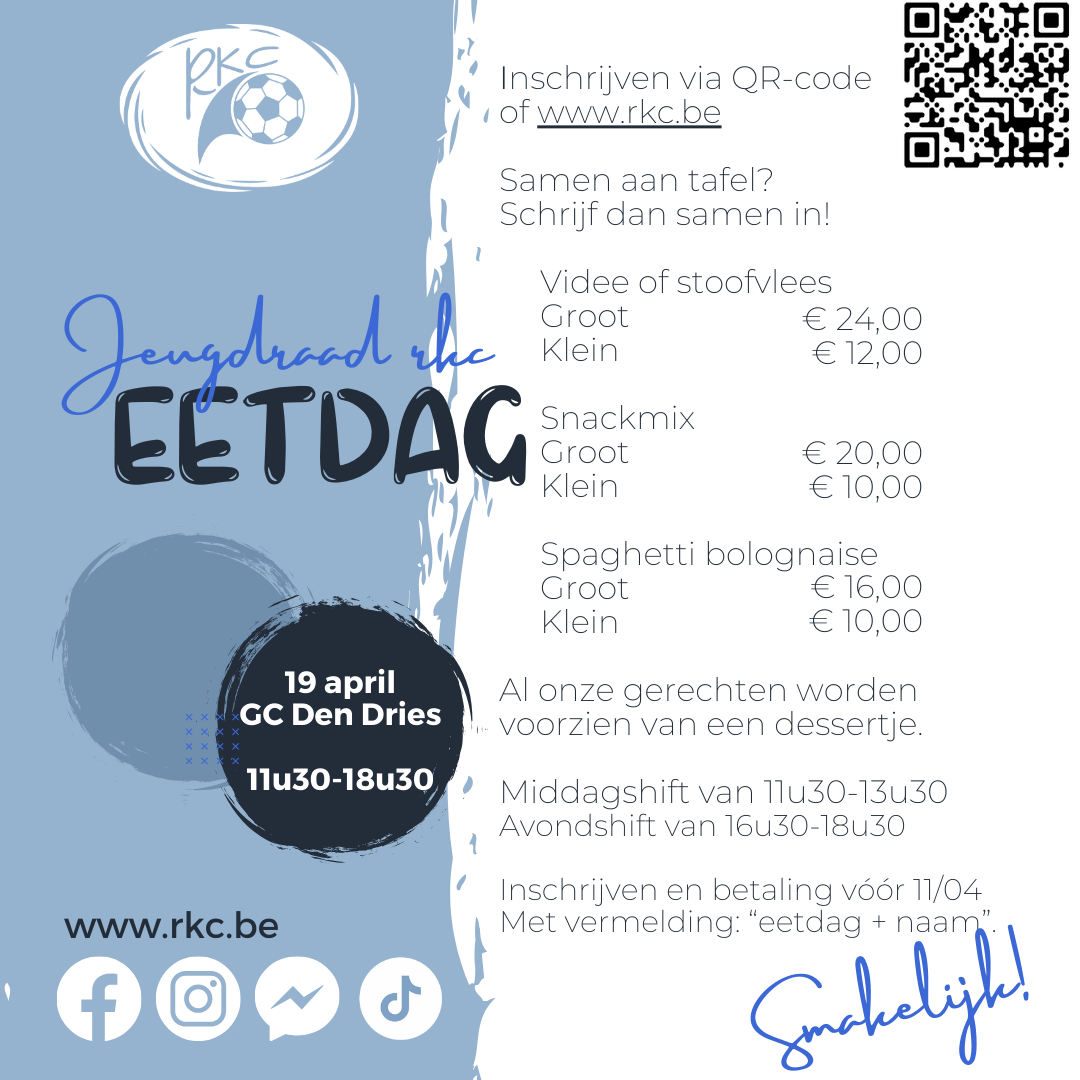 Flyer Eetdag RKC 2026