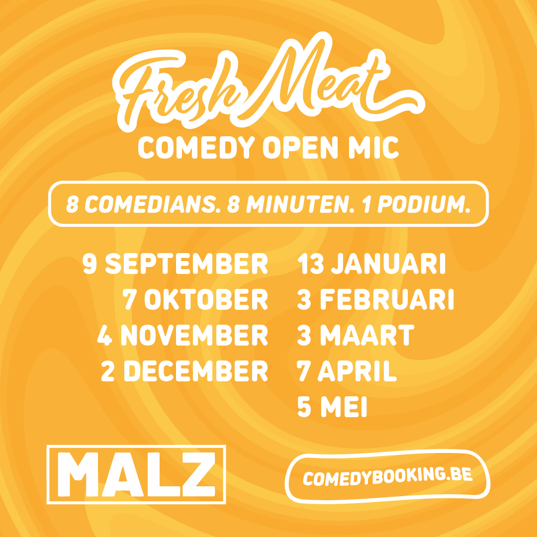 Fresh Meat Comedy Open Mic bij MALZ in Leuven