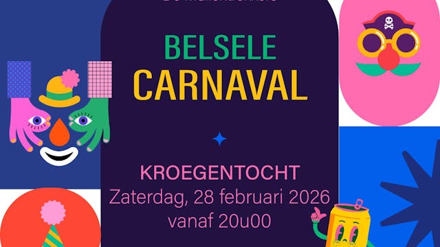 Affiche carnaval Belsele