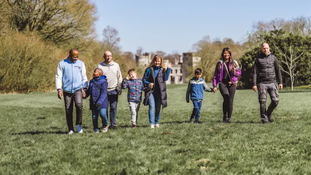 groep in Plantentuin Meise