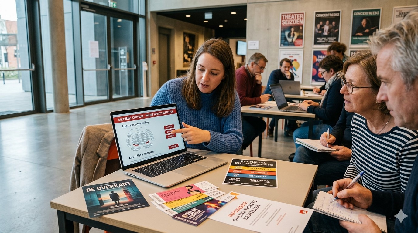 digihelper toon hoe je tickets kan bestellen online