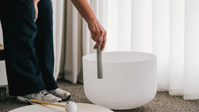 klankschalen en drums