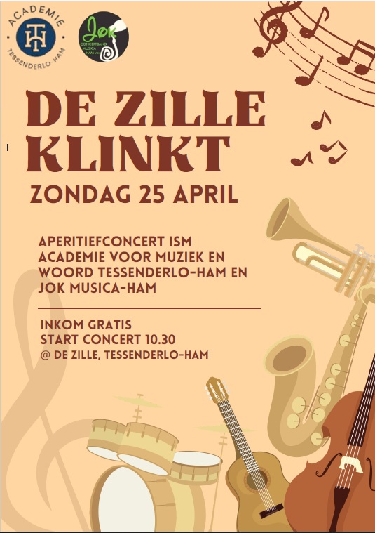 affiche "De Zille klink" 26 april