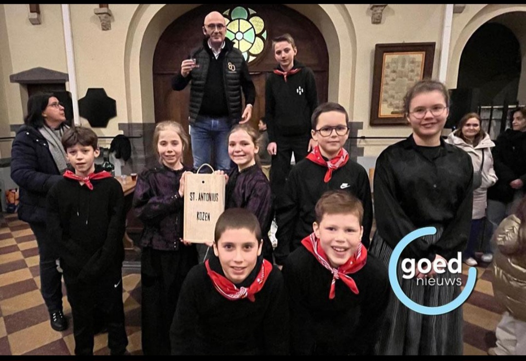 Sint-Antoniusviering en verkoop in Kozen.