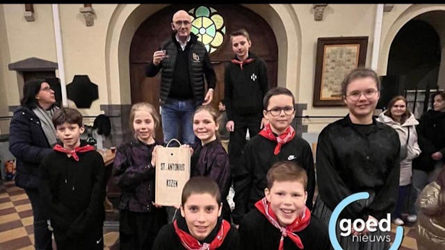 Sint-Antoniusviering en verkoop in Kozen.